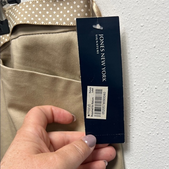 Jones New York Women's Tan Trousers - Picture 3 of 5